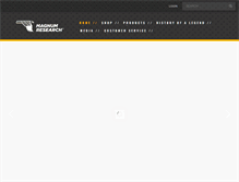 Tablet Screenshot of magnumresearch.com